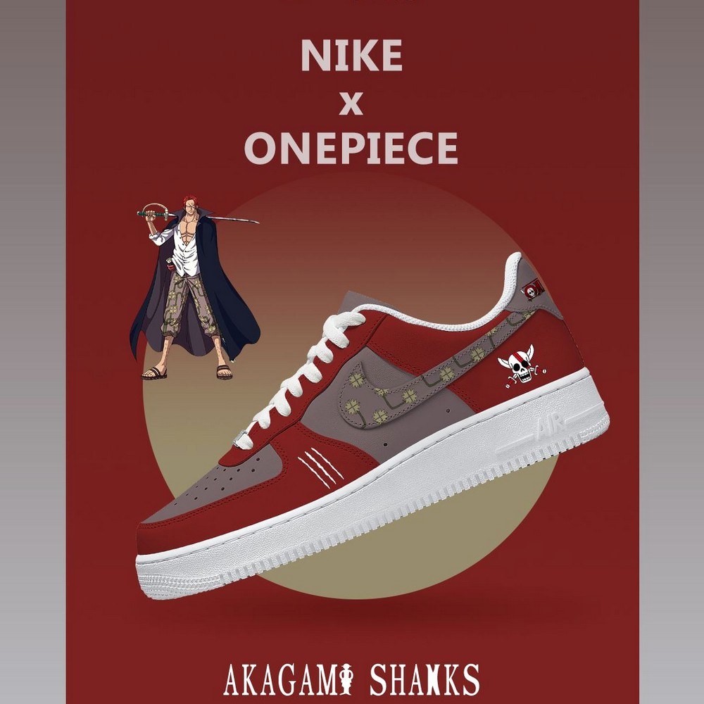Akagami Shanks One Piece Limited Low Top Shoes