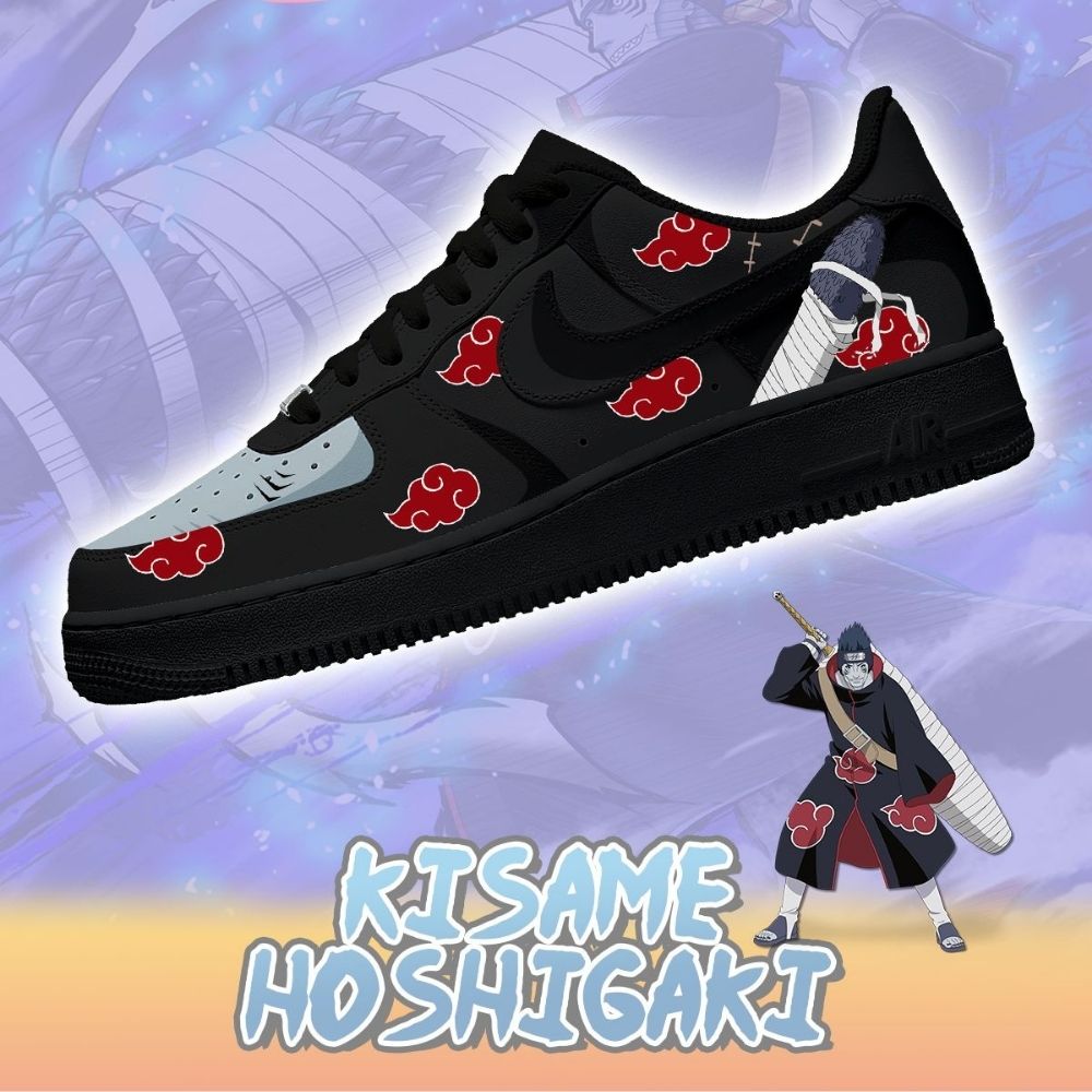 Akatsuki Kisame Hoshigaki No.1 Naruto AF1 Shoes