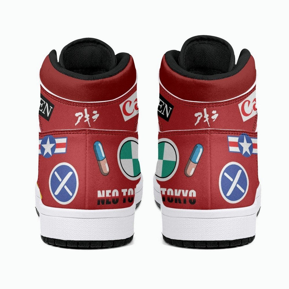 Akira Kaneda Bike Decals JD1 High Top Shoes