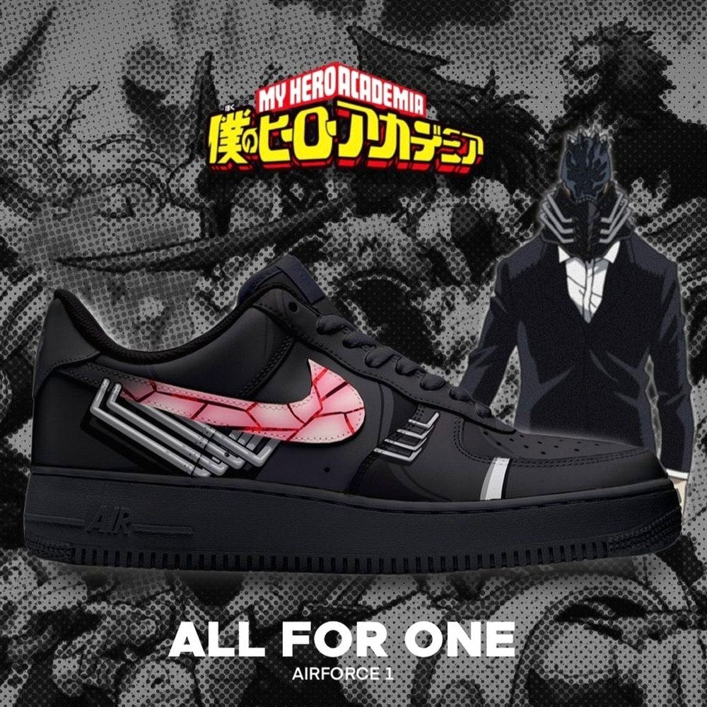 All For One My Hero Academia AF1 Shoes