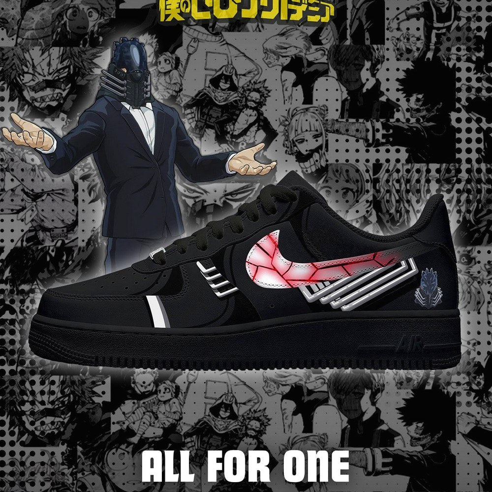 All For One My Hero Academia AF1 Shoes