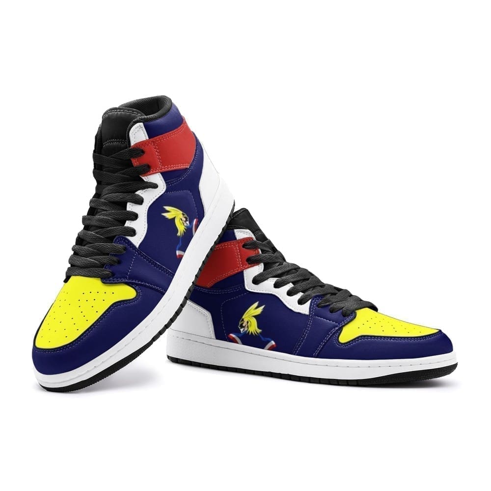 All Might My Hero Air Jordan 1 High Top Shoes