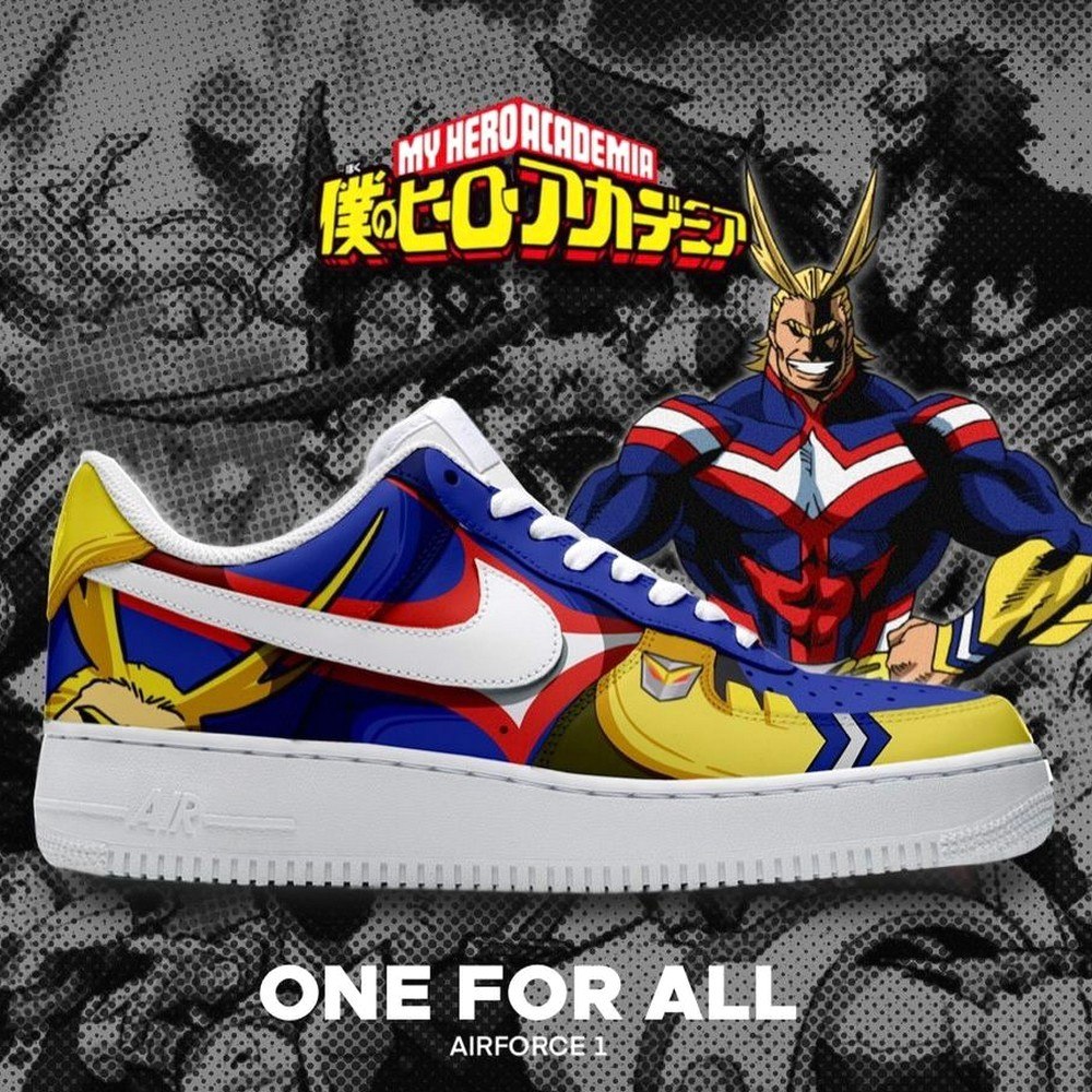 All Might My Hero Academia AF1 Shoes