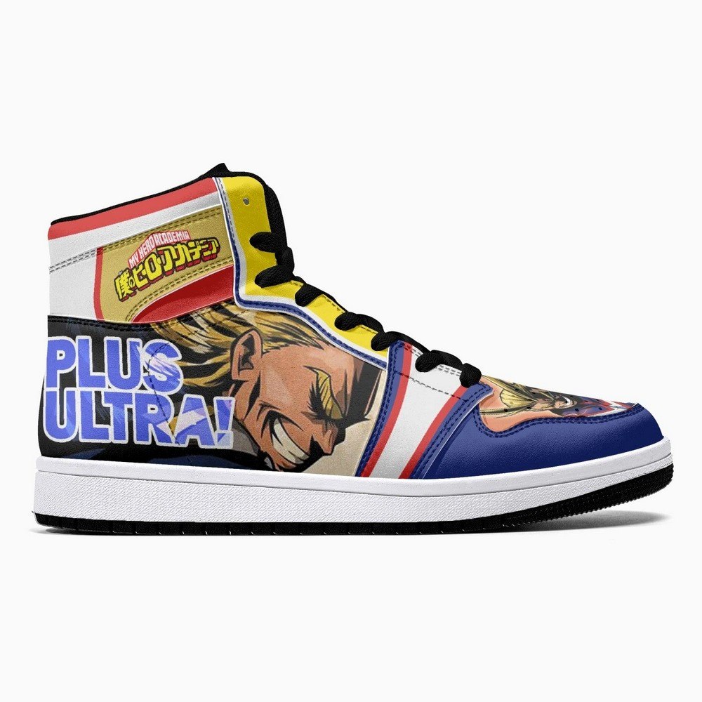 All Might Plus Ultra My Hero JD1 High Top Shoes