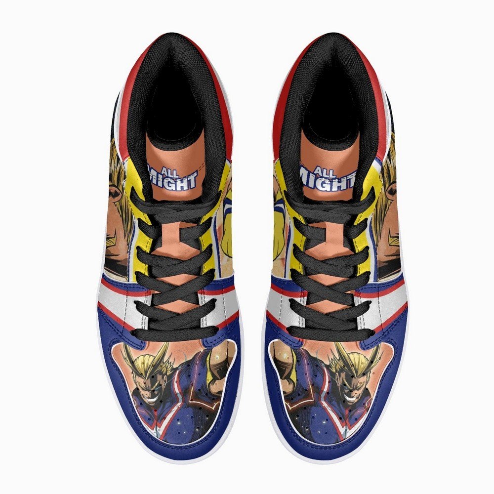 All Might Plus Ultra My Hero JD1 High Top Shoes