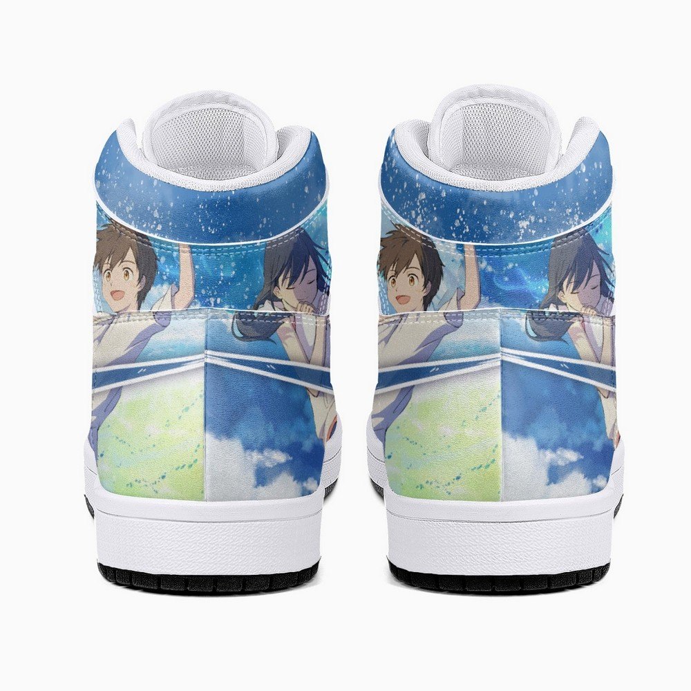 Amano Hina And Morishima Hodaka Weathering With You JD1 High Top Shoes