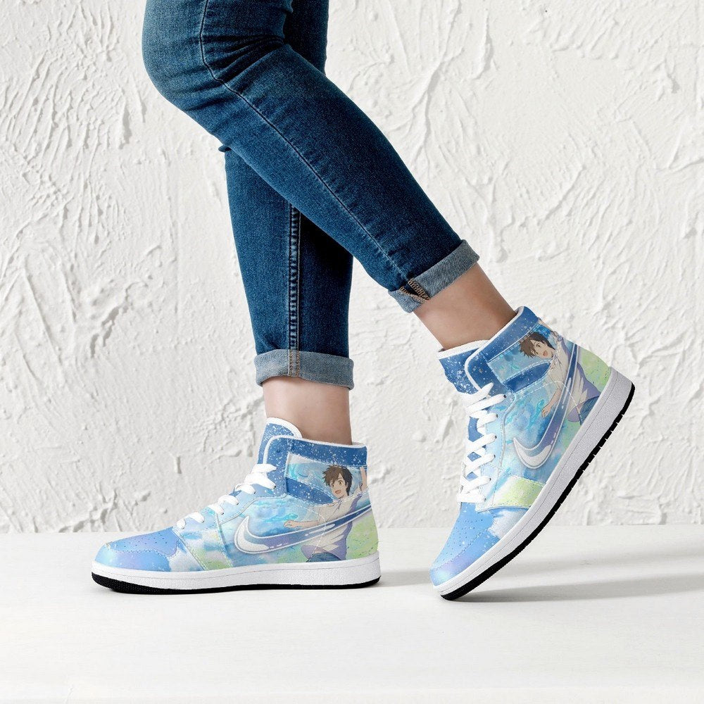 Amano Hina And Morishima Hodaka Weathering With You JD1 High Top Shoes