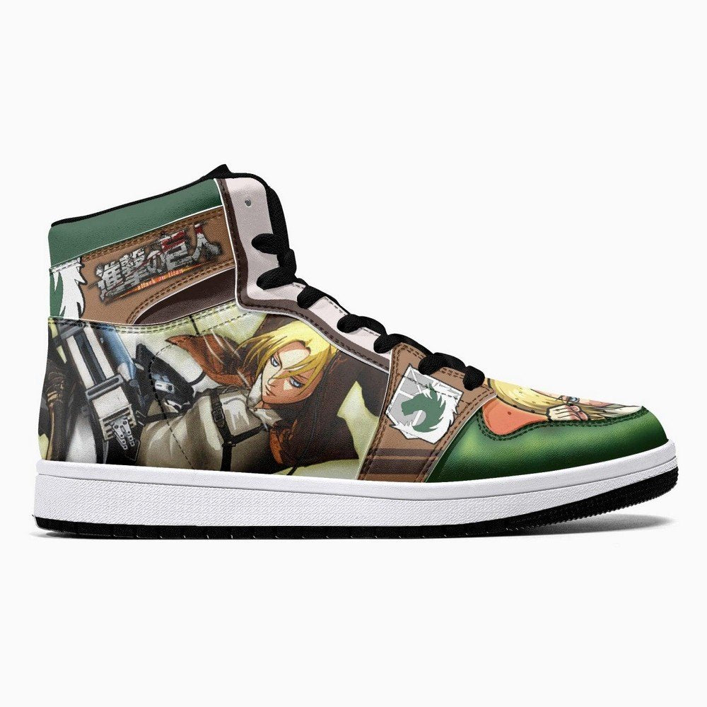 Annie Leonhart Military Police Shingeki No Kyojin JD1 High Top Shoes