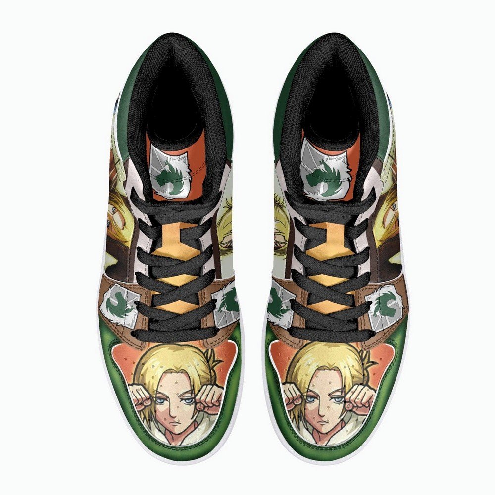 Annie Leonhart Military Police Shingeki No Kyojin JD1 High Top Shoes