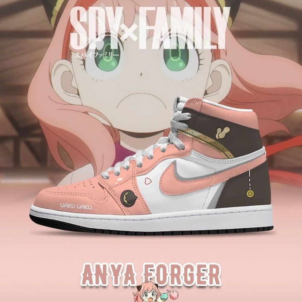 Anya Forger SPY x FAMILY AJ1 High Top Shoes