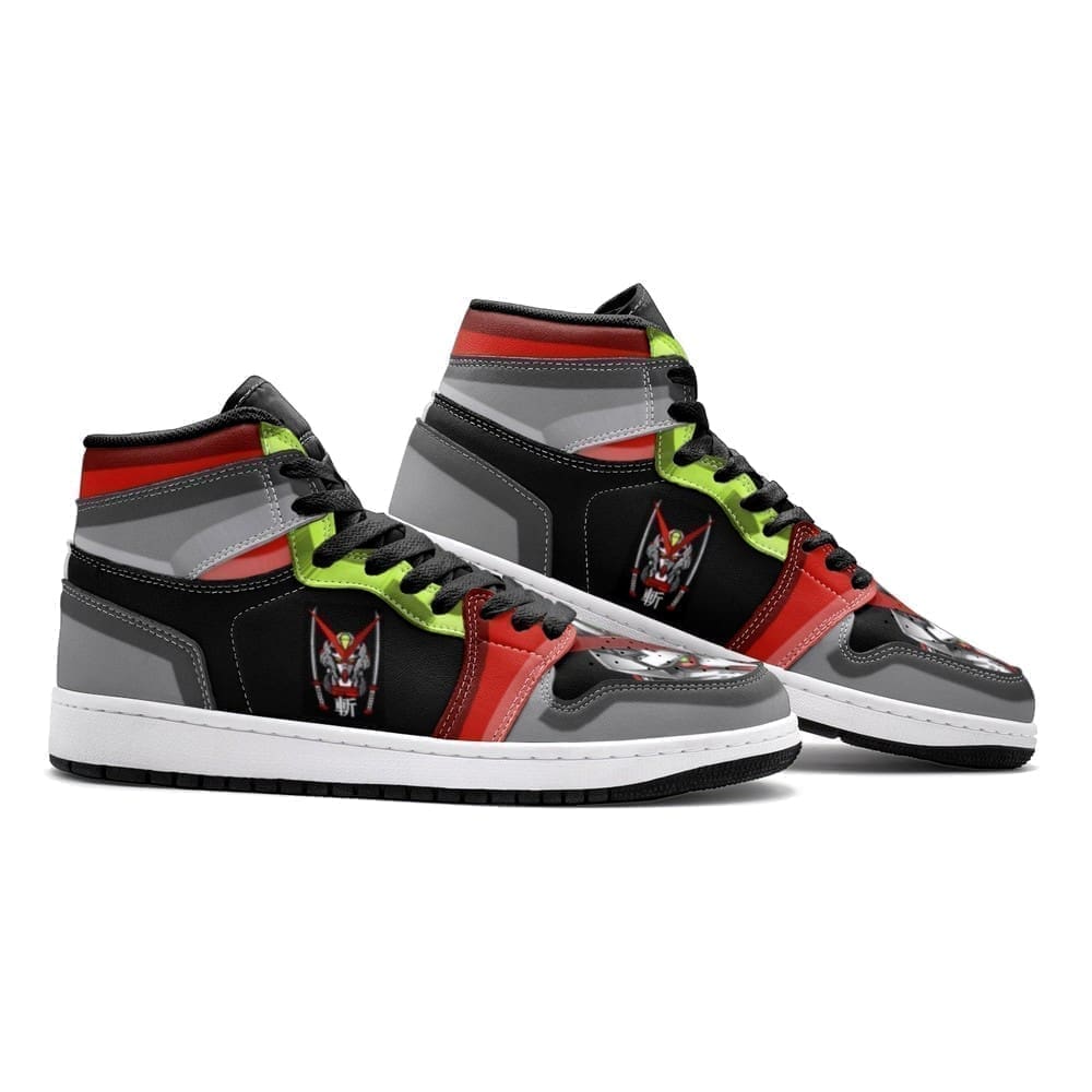 Astray Red Frame Gundam Air Jordan 1 High Top Shoes