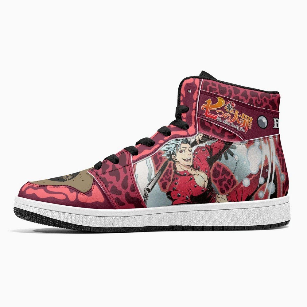 Ban Purgatory Seven Deadly Sins JD1 High Top Shoes