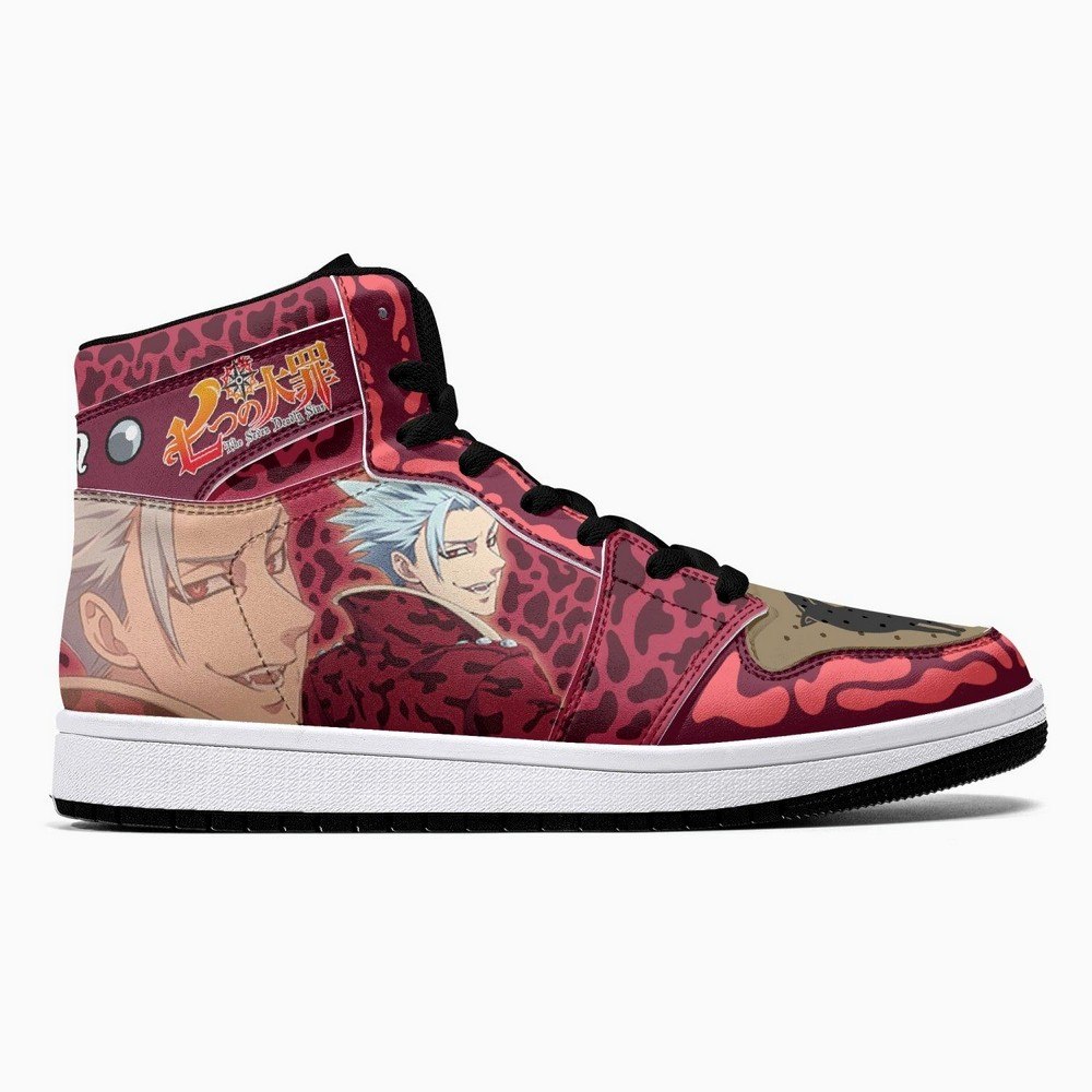 Ban Purgatory Seven Deadly Sins JD1 High Top Shoes