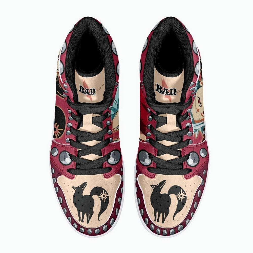 Ban Seven Deadly Sins JD1 High Top Shoes
