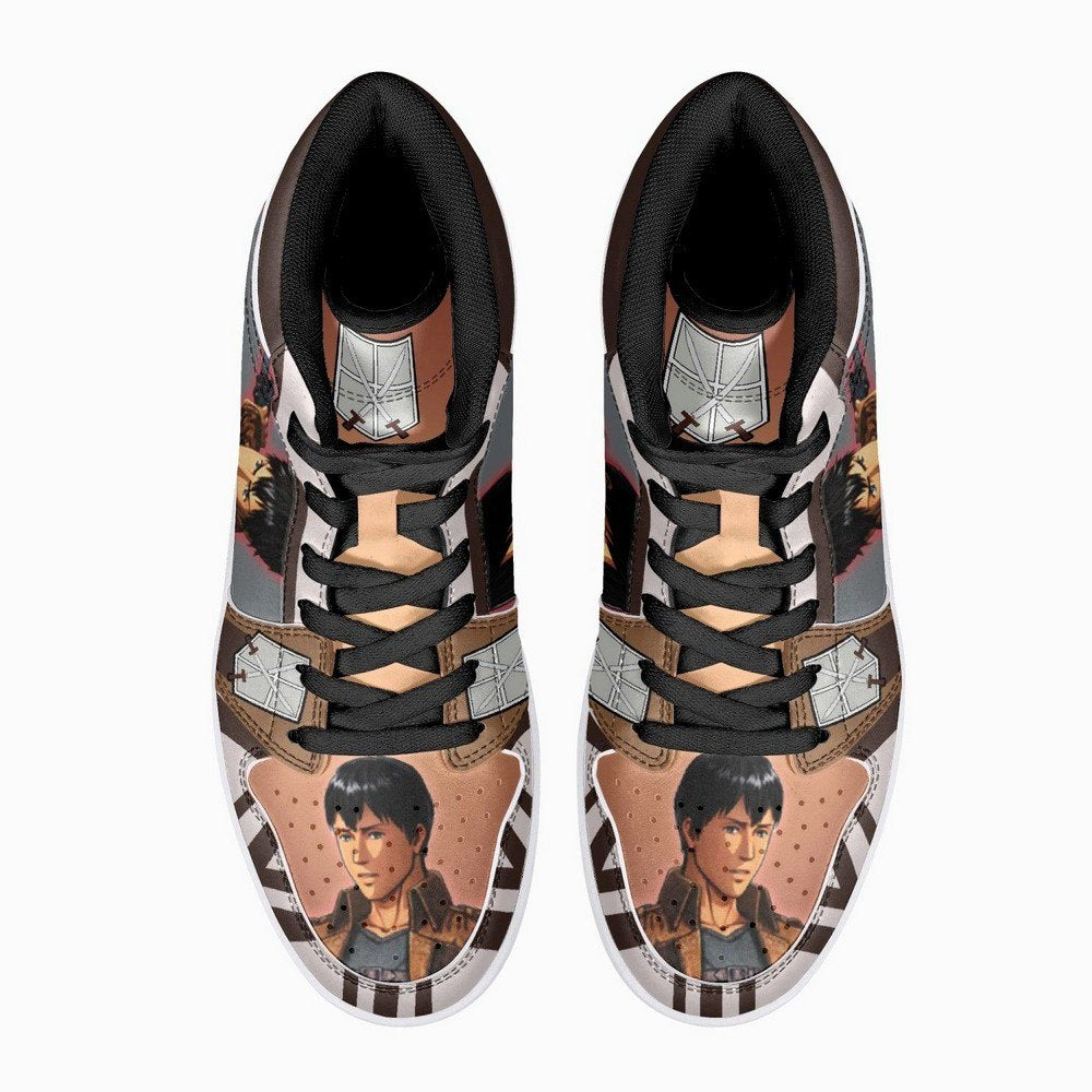 Bertholdt Hoover Training Corps Shingeki No Kyojin JD1 High Top Shoes