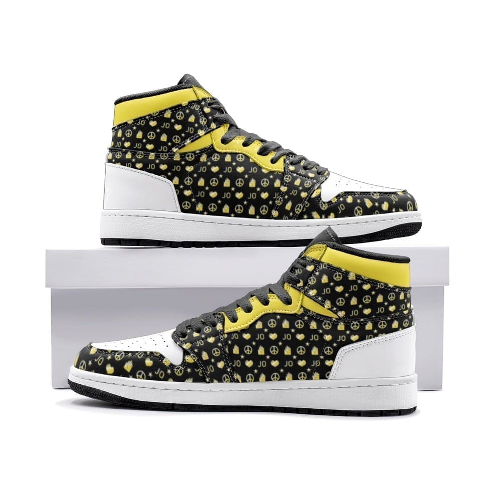 Bizarre Pattern Air Jordan 1 High Top Shoes