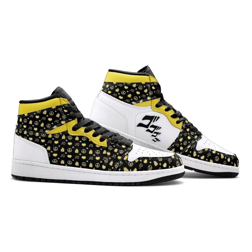 Bizarre Pattern Air Jordan 1 High Top Shoes