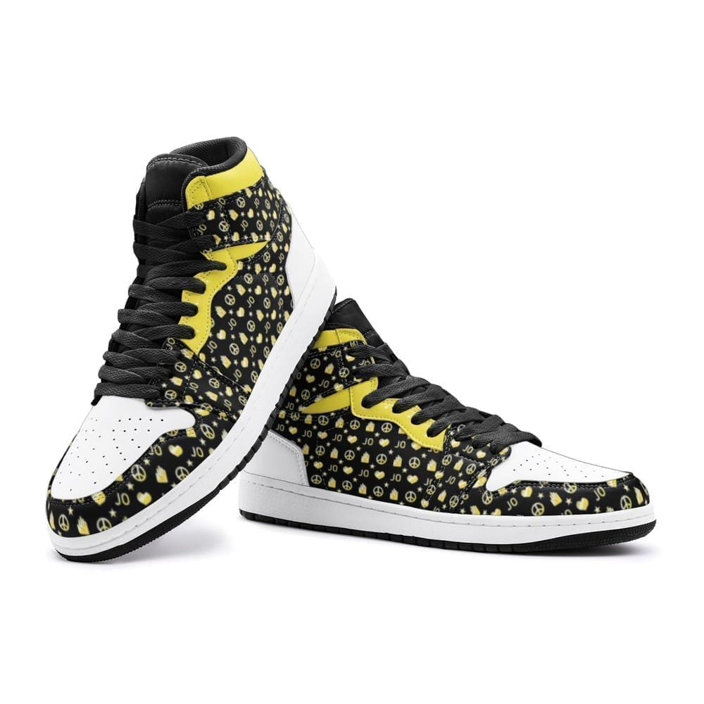 Bizarre Pattern Air Jordan 1 High Top Shoes