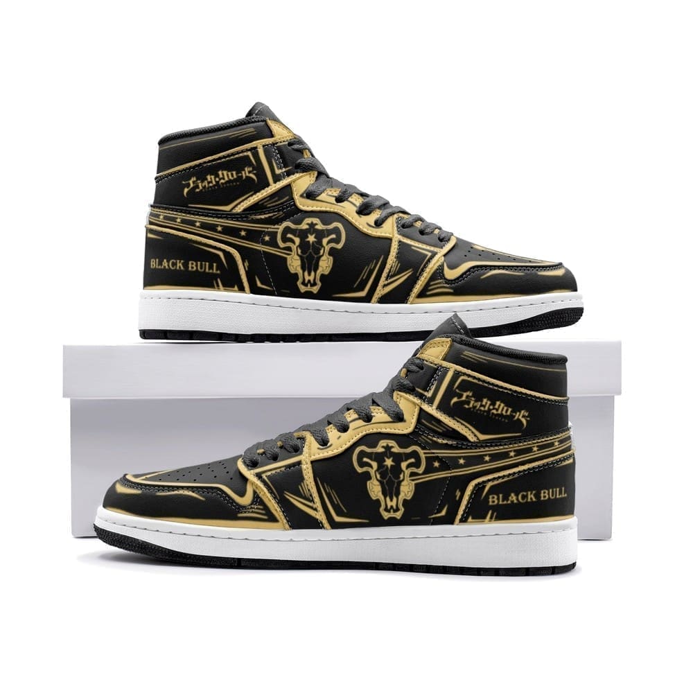 Black Bull Magic Knights Air Jordan 1 High Top Shoes