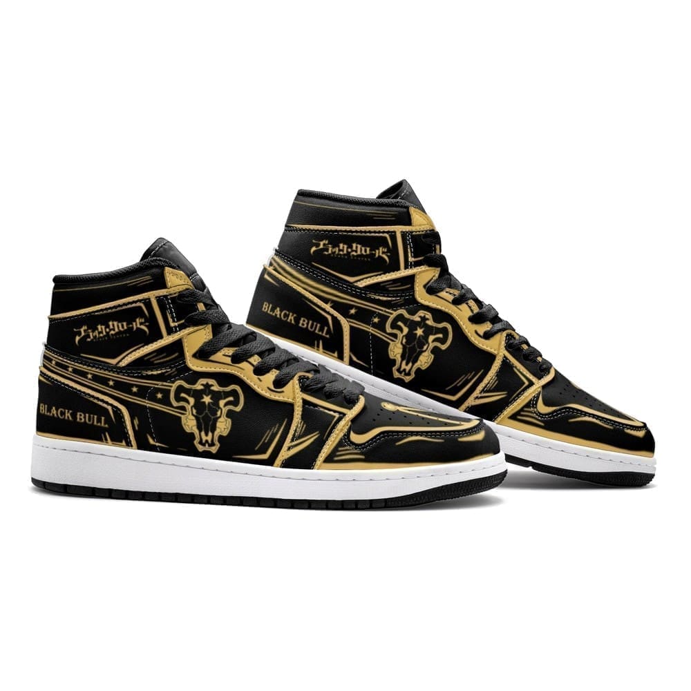 Black Bull Magic Knights Air Jordan 1 High Top Shoes
