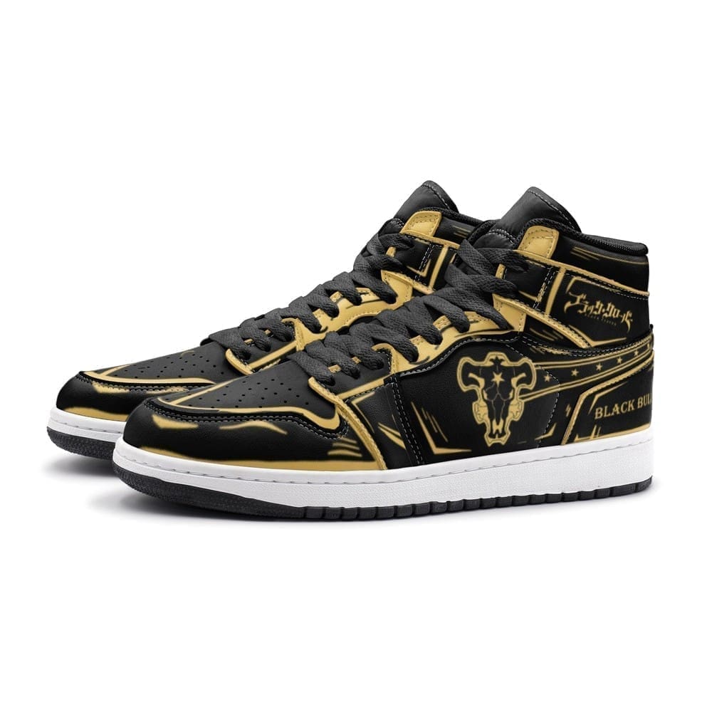Black Bull Magic Knights Air Jordan 1 High Top Shoes