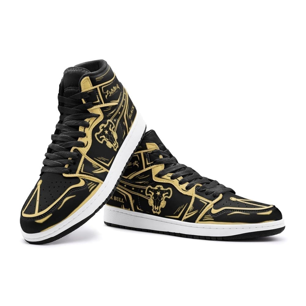 Black Bull Magic Knights Air Jordan 1 High Top Shoes