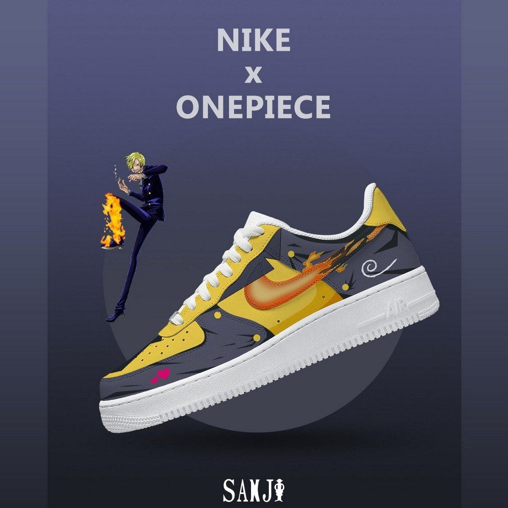 Black Leg Sanji V.1 One Piece Limited Low Top Shoes