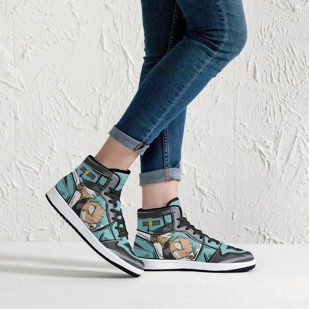 Black Star Soul Eater JD1 High Top Shoes