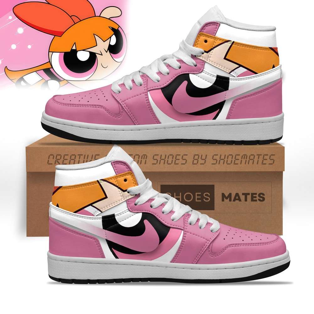 Blossom The Powerpuff Girls AJ1 Shoes