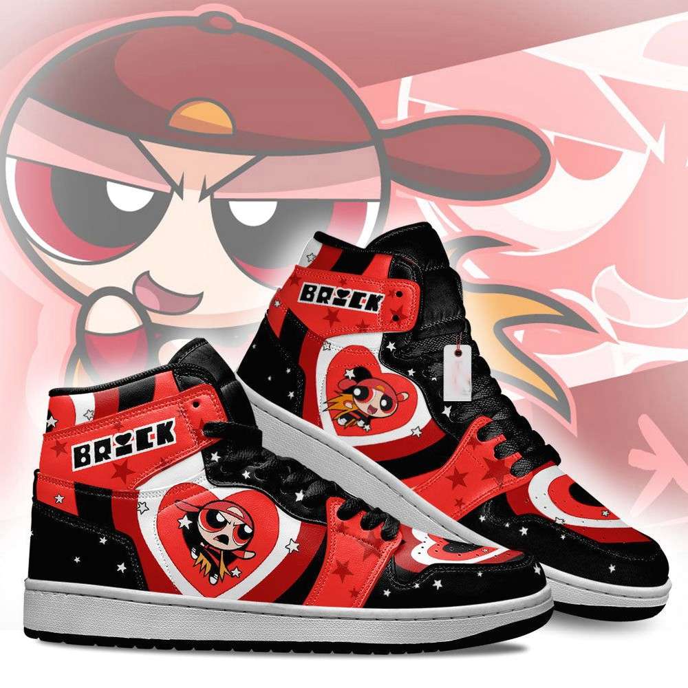 Brick The Powerpuff Girls AJ1 High Top Shoes