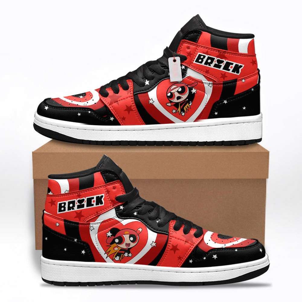 Brick The Powerpuff Girls AJ1 High Top Shoes