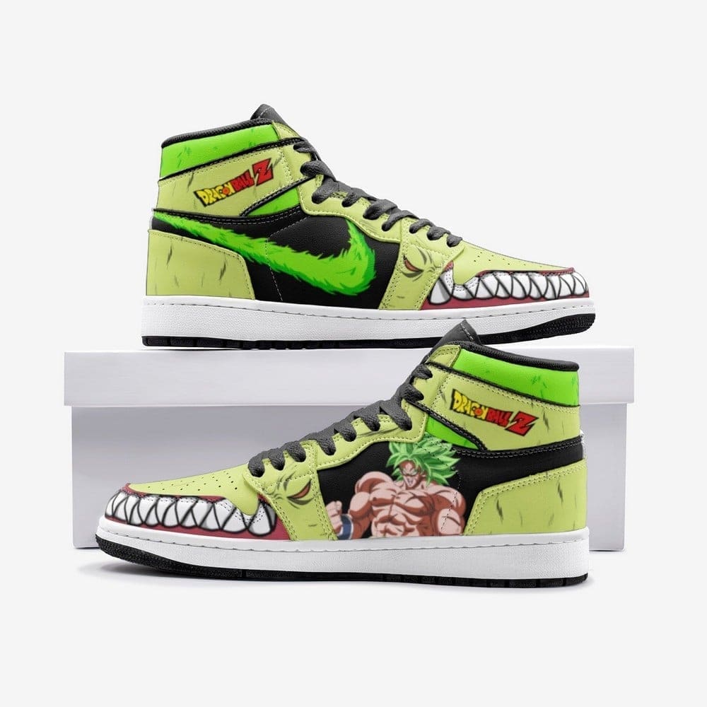 Broly And Ba Dragon Ball Z Air Jordan 1 High Top Shoes