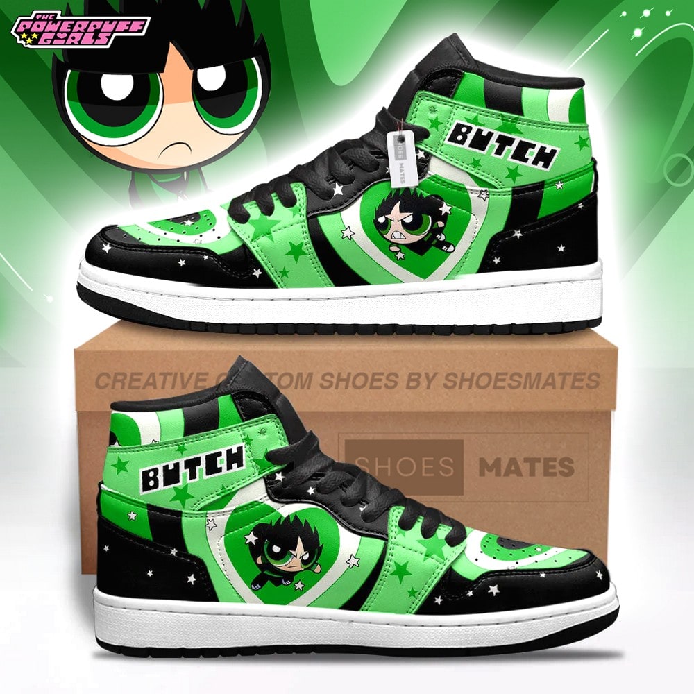 Butch The Powerpuff Girls AJ1 High Top Shoes