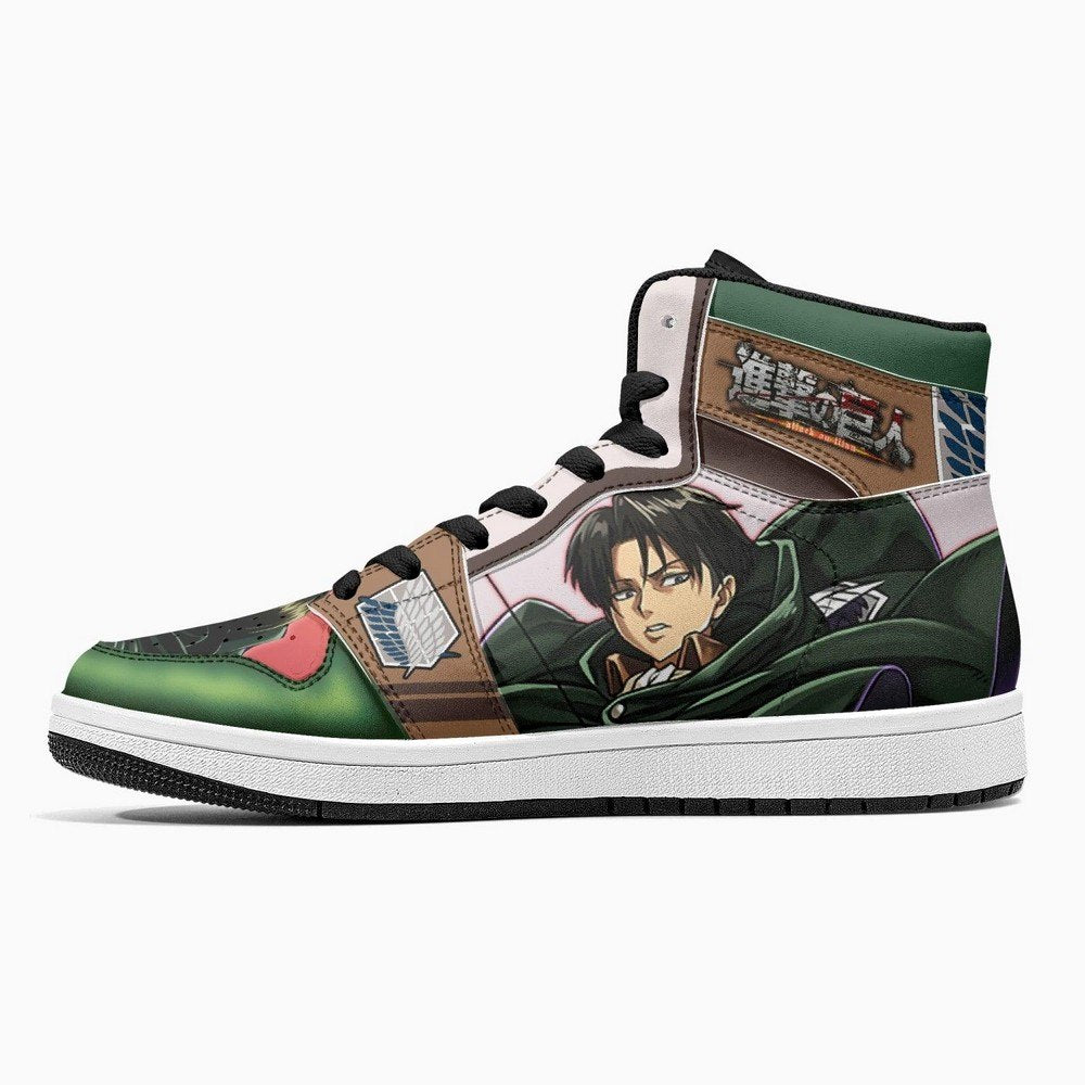Captain Levi Shingeki No Kyojin JD1 High Top Shoes