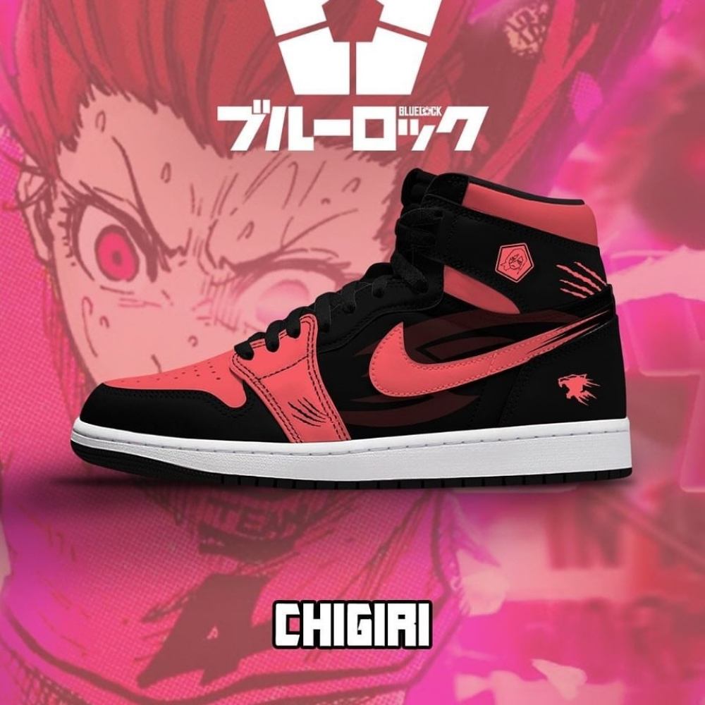 Chigiri Blue Lock AJ1 High Top Shoes