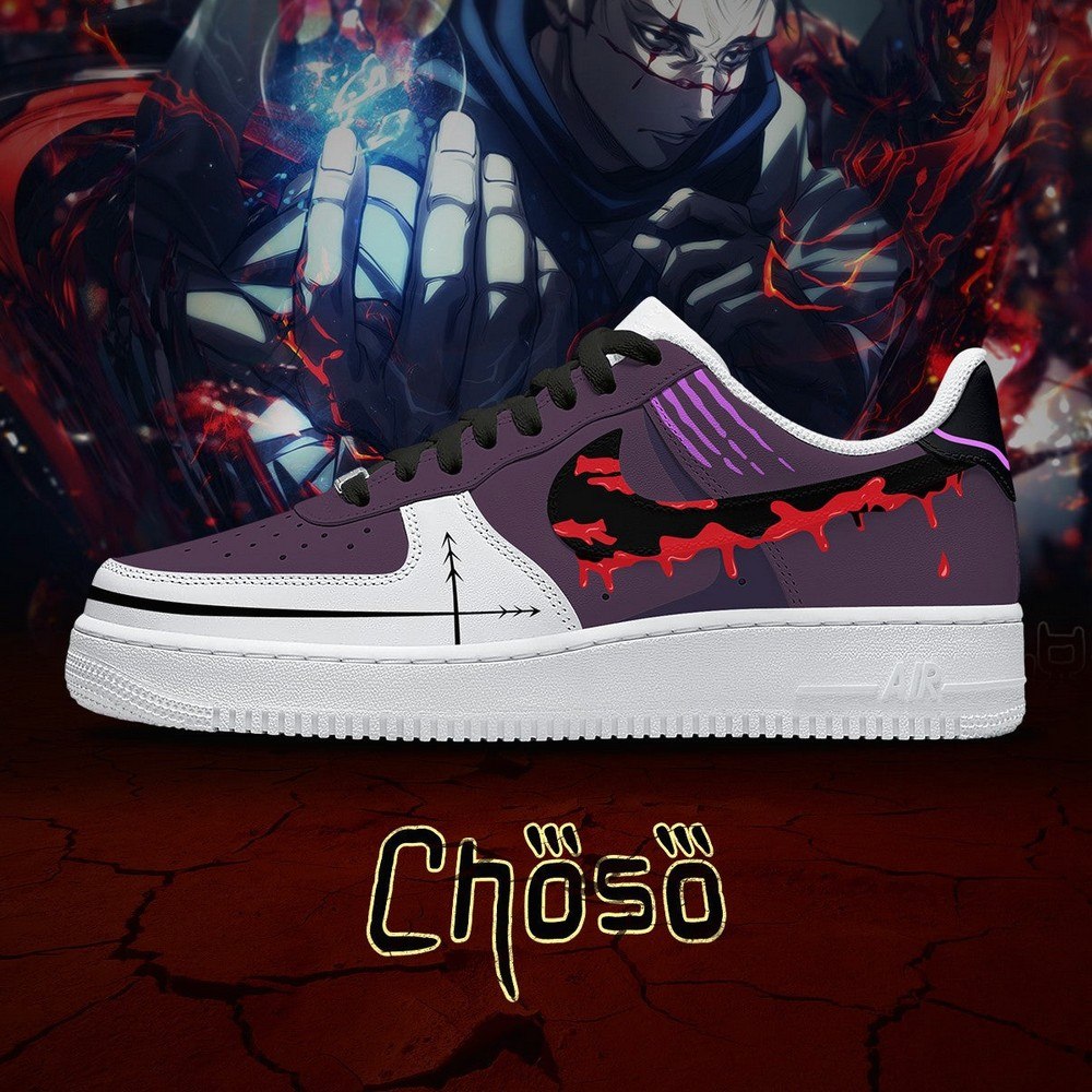 Choso Jujutsu Kaisen AF1 Shoes