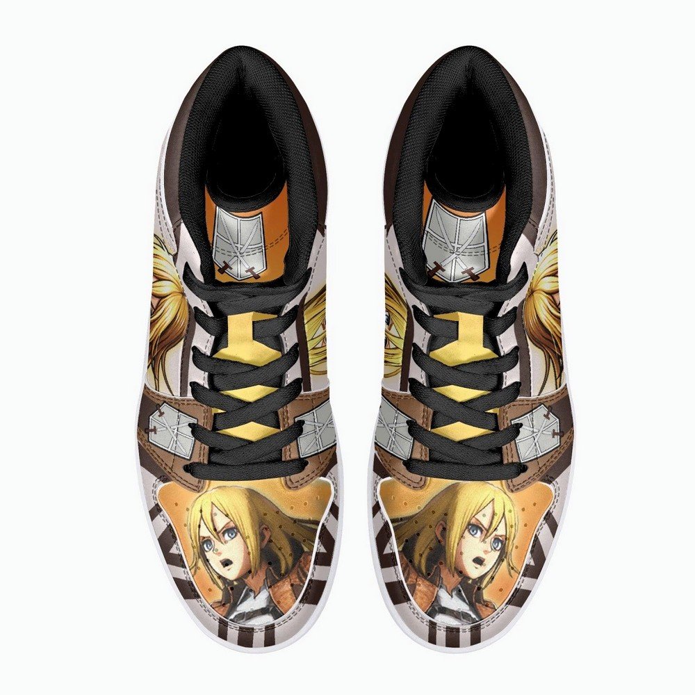 Christa Lenz Training Corps Shingeki No Kyojin JD1 High Top Shoes