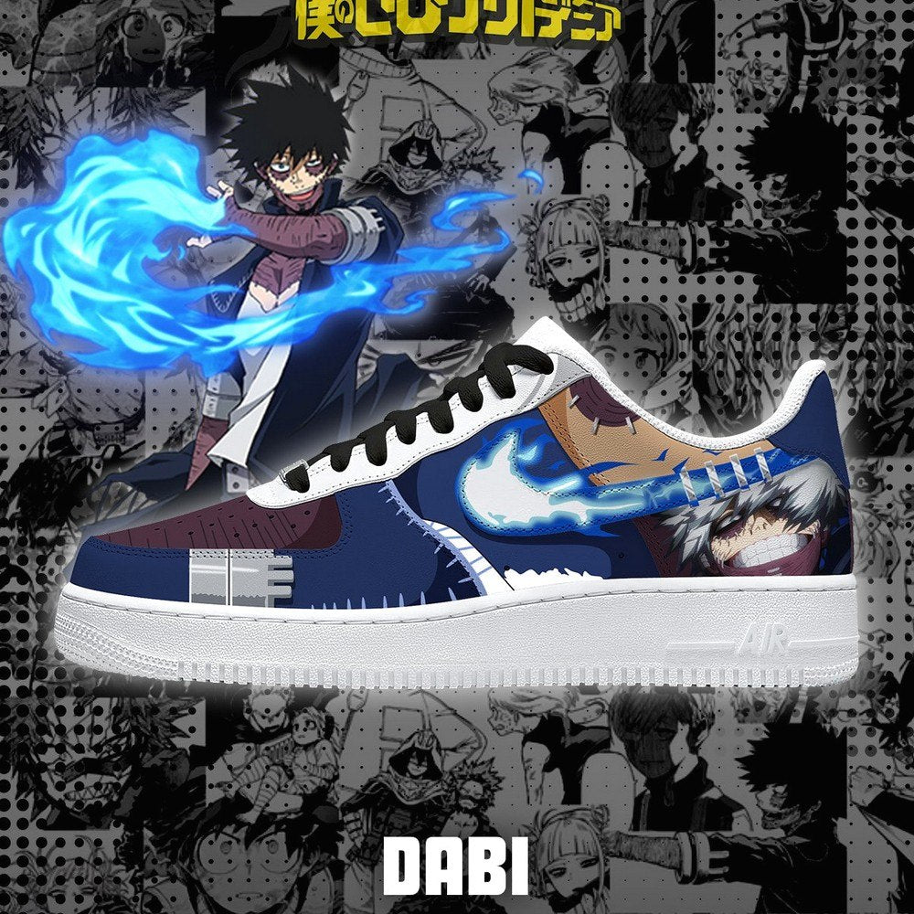 Dabi My Hero Academia AF1 Shoes