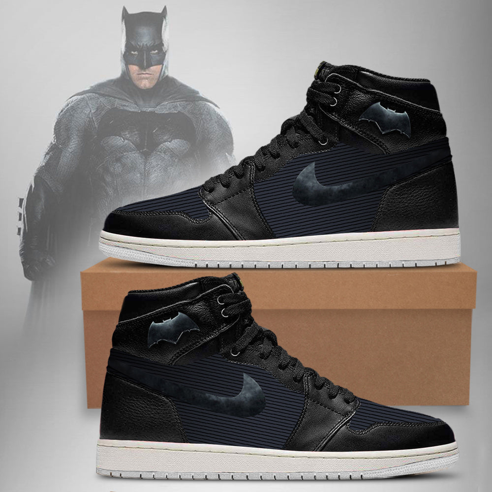 DC Justice League Batman AJ1 High Top Shoes Verse 2