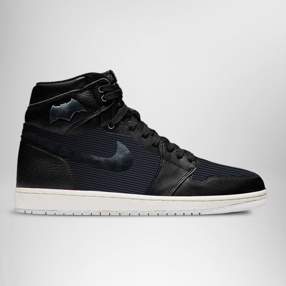 DC Justice League Batman AJ1 High Top Shoes Verse 2