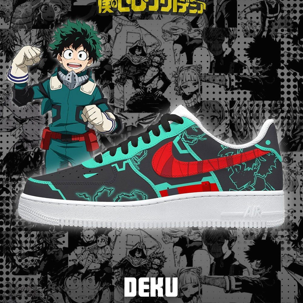 Deku My Hero Academia AF1 Shoes