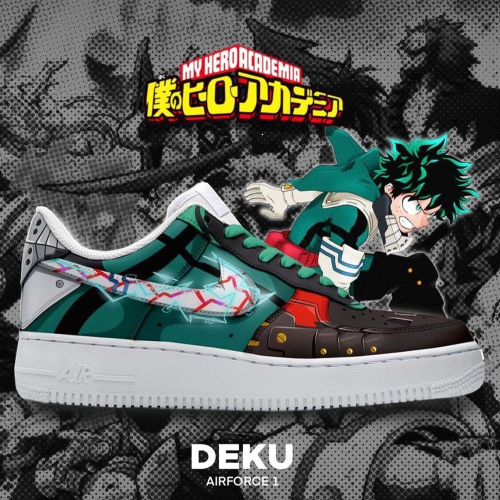 Deku My Hero Academia AF1 Shoes