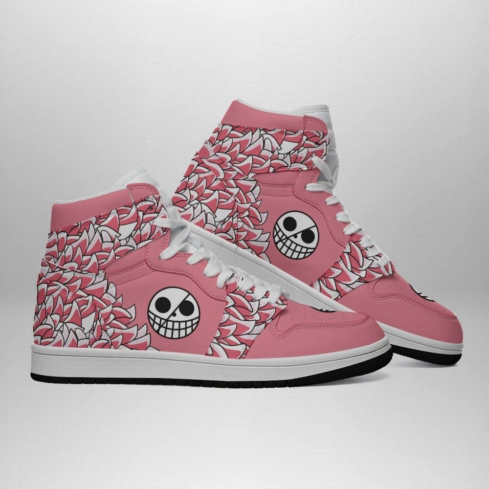 Doflamingo Pattern One Piece AJ1 Shoes