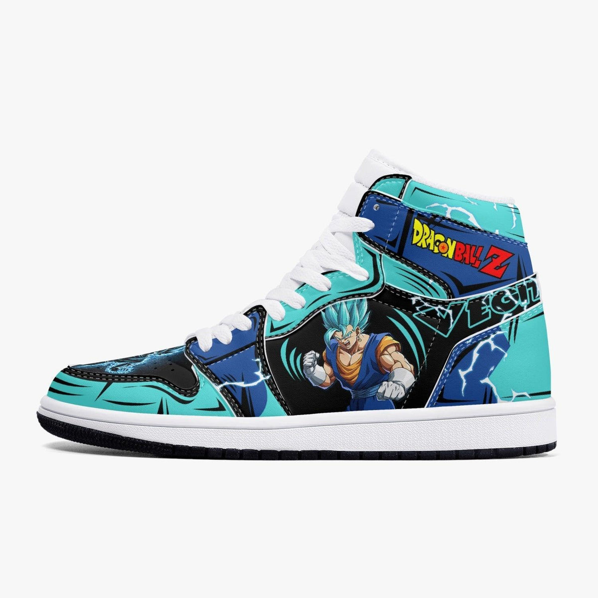 Dragon Ball Super Dbz Vegito Saiyan Blue AJ1 High Top Shoes