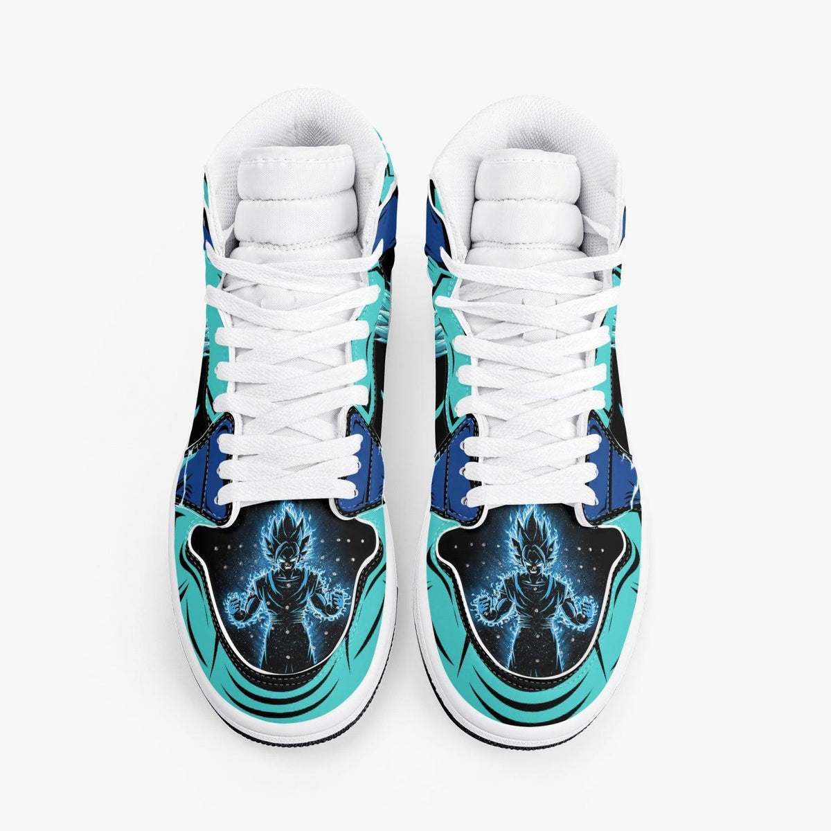 Dragon Ball Super Dbz Vegito Saiyan Blue AJ1 High Top Shoes