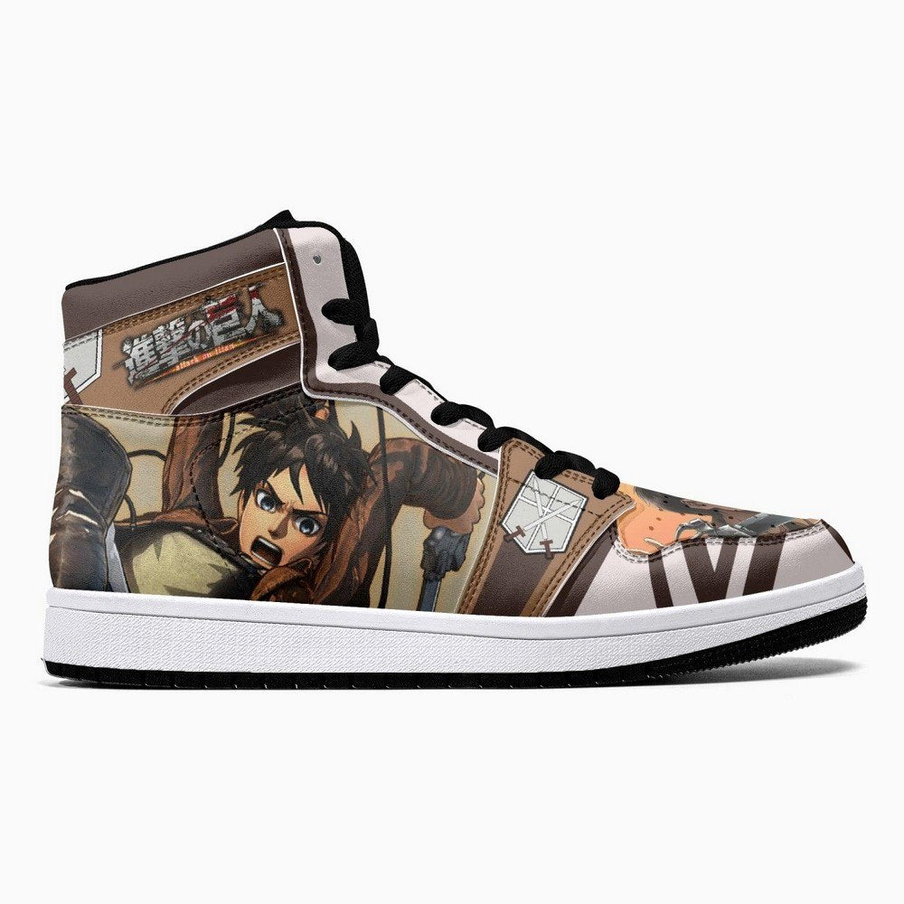 Eren Yeager Training Corps Shingeki No Kyojin JD1 High Top Shoes