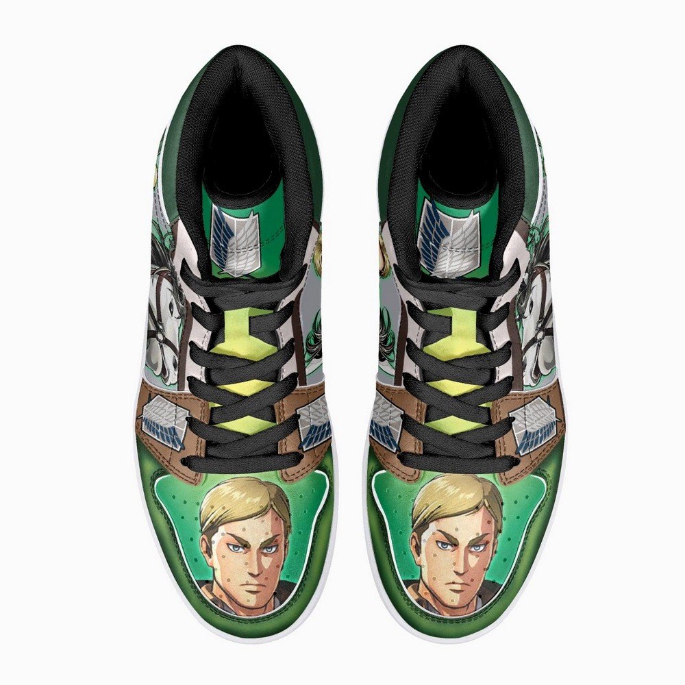 Erwin Smith Shinzou Wo Sasageyo Shingeki No Kyojin JD1 High Top Shoes