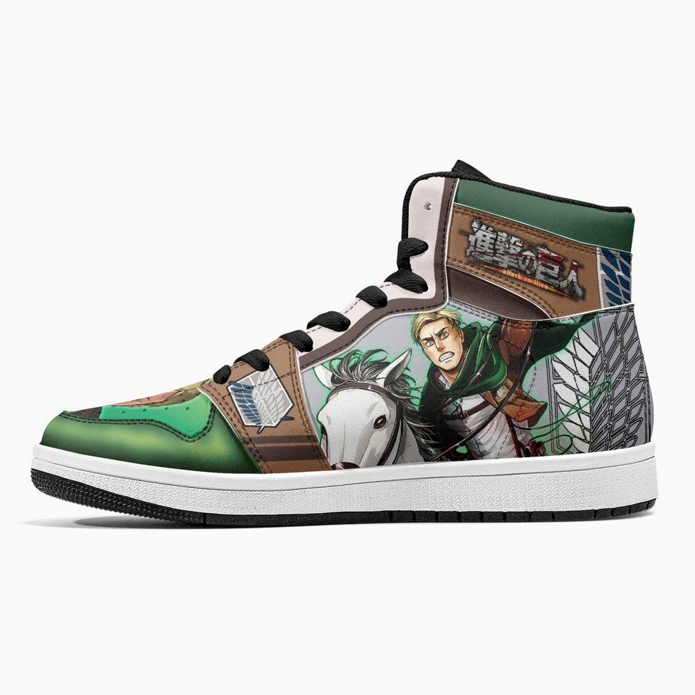 Erwin Smith Shinzou Wo Sasageyo Shingeki No Kyojin JD1 High Top Shoes