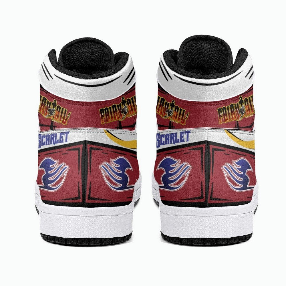 Erza Scarlet Fairy Tail JD1 High Top Shoes