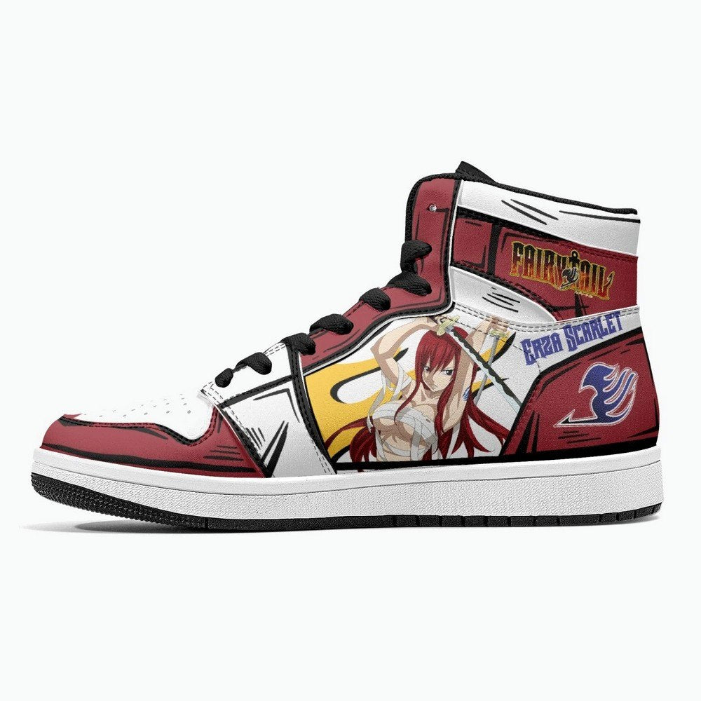 Erza Scarlet Fairy Tail JD1 High Top Shoes